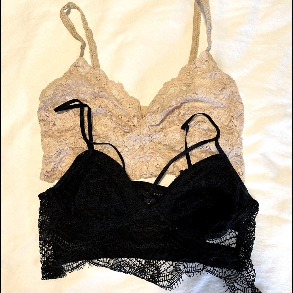 Two Lace Bandeau/Going out tops